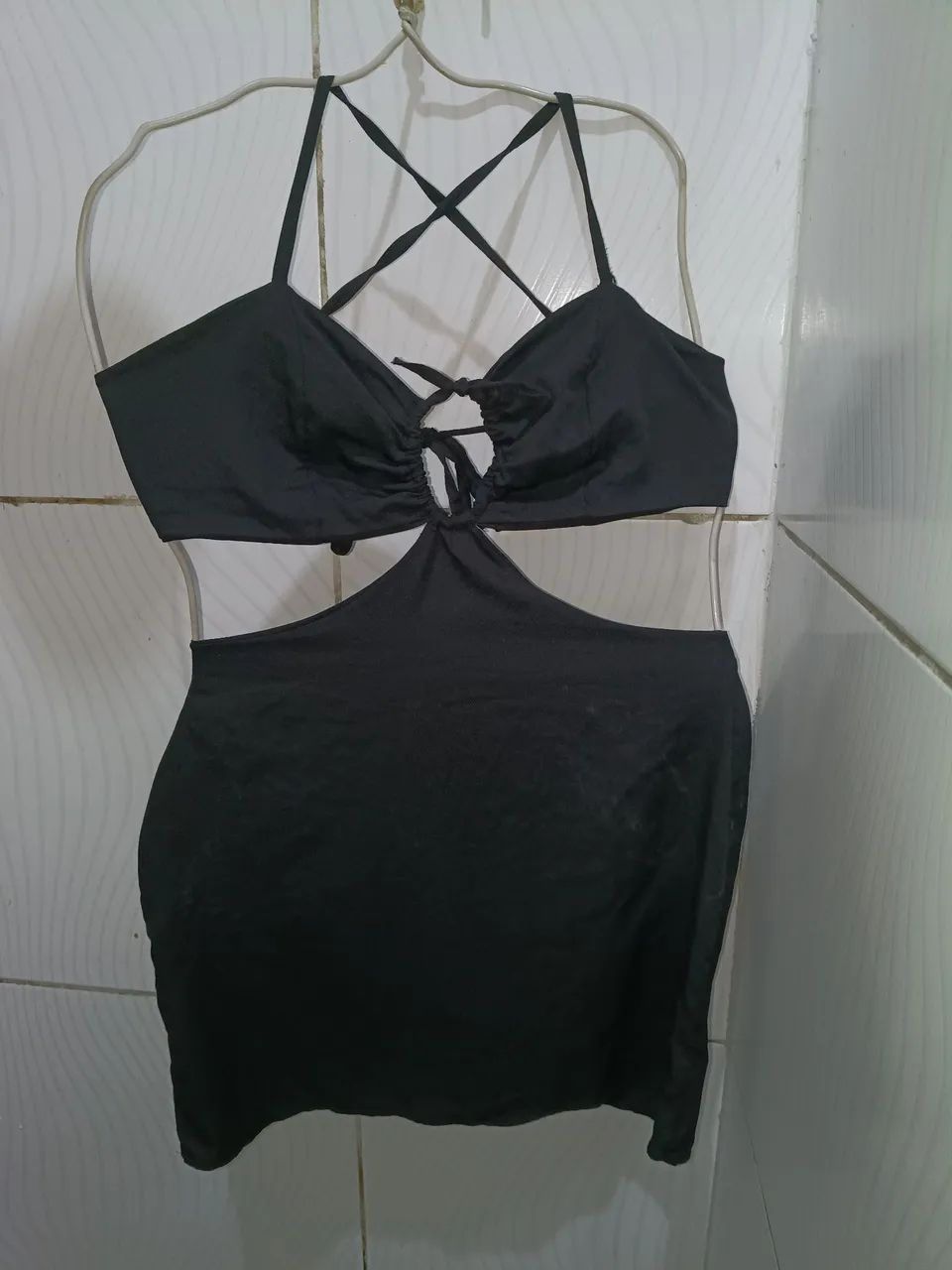 Vestido Curto Colado Feminino M  - Foto 4