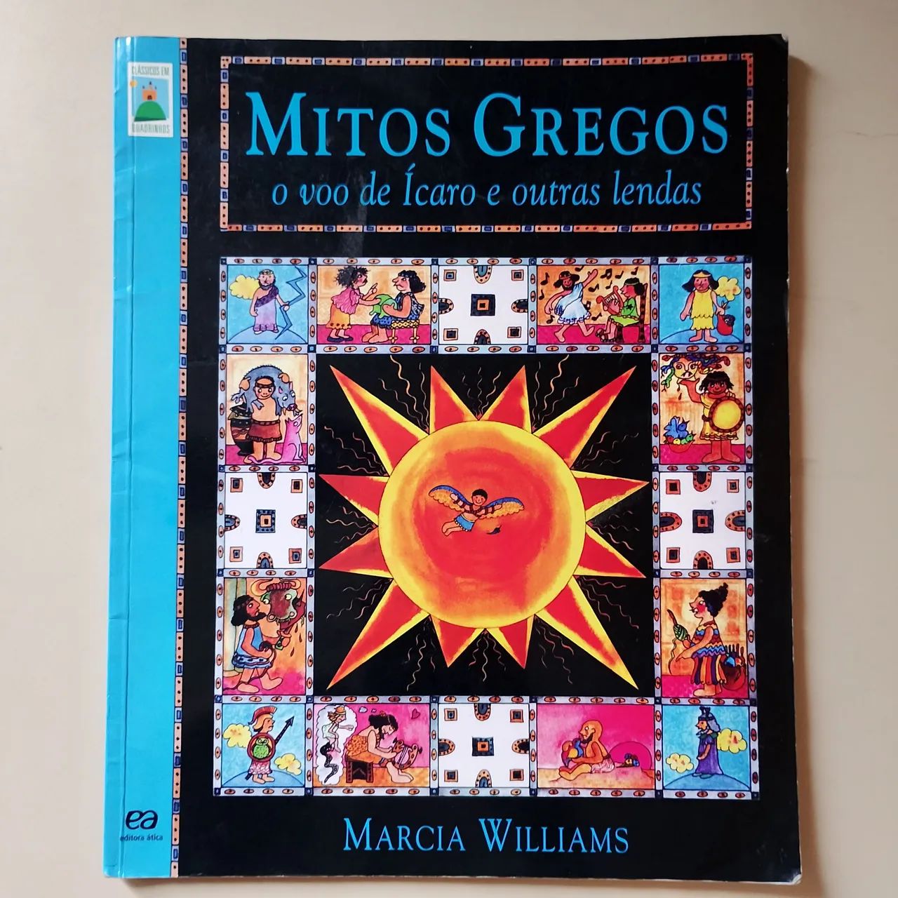 Livro Mitos Gregos o vôo de Ícaro e outras lendas. Paradidático leitura infanto juvenil.