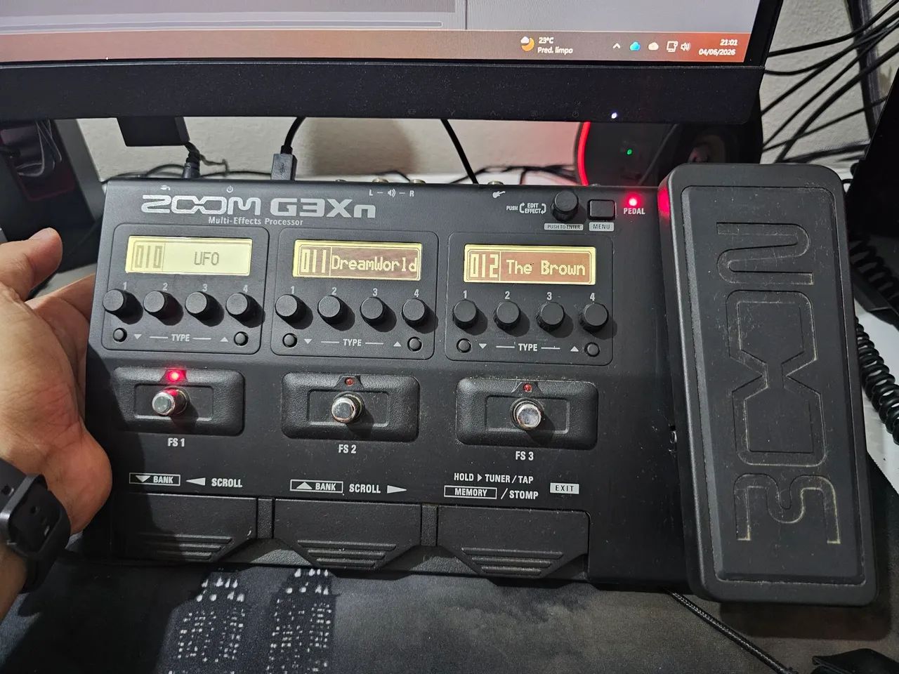 Pedaleira Zoom G3XN - Instrumentos musicais - Palmares 1508410121