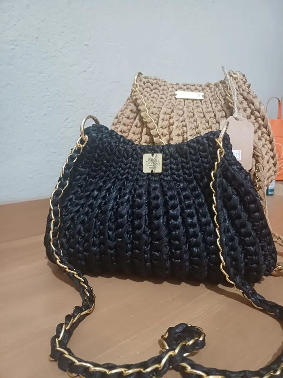 Lindas bolsas de crochê  - Foto 2