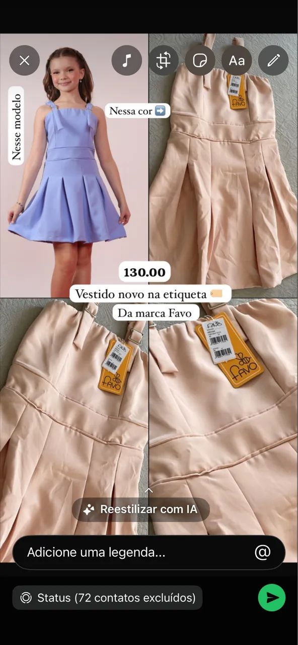Vestido infantil  - Foto 2