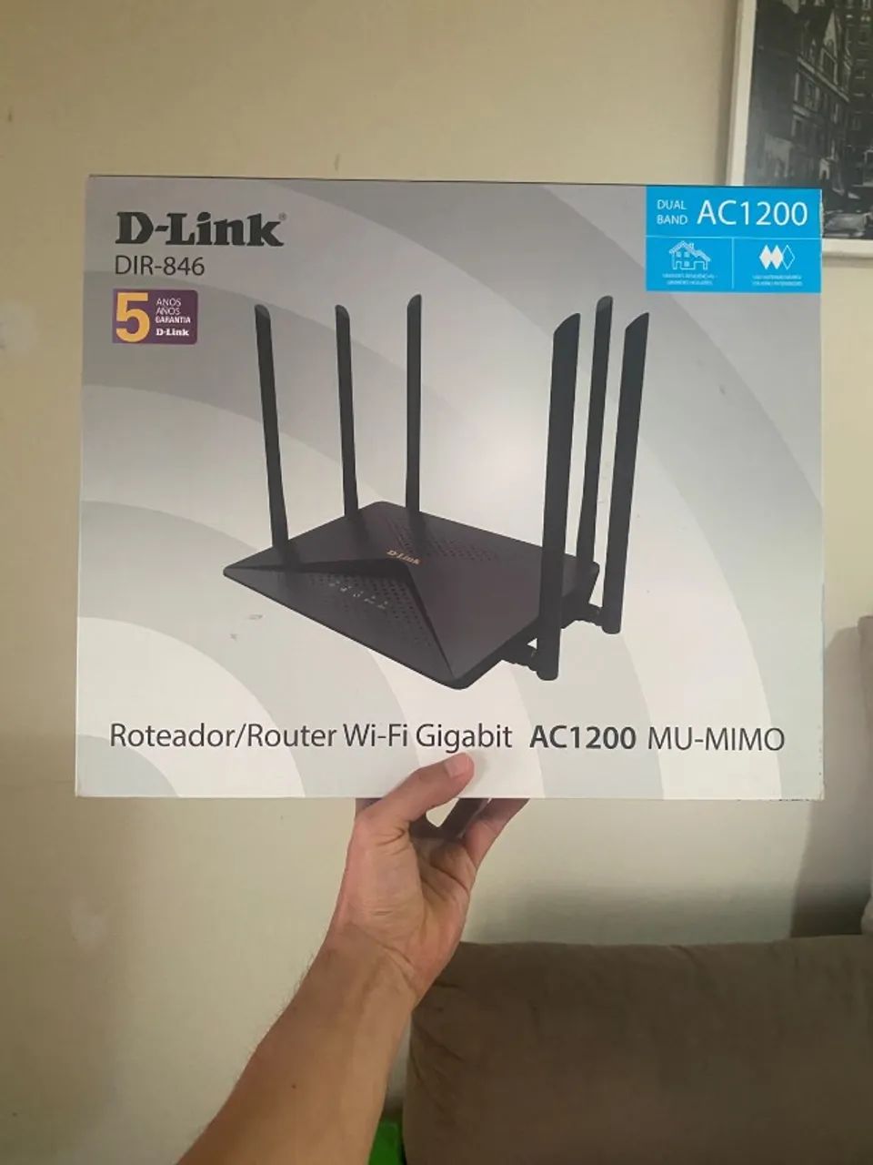 ROTEADOR D-LINK , DIR 846-AC1200(ESTADO DE NOVO)  - Foto 2