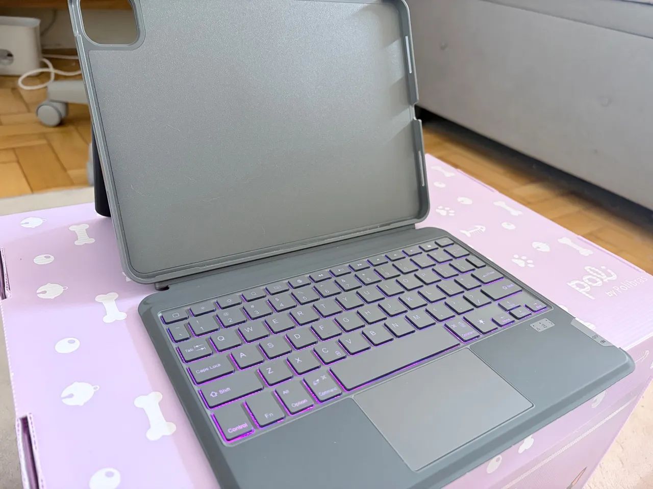 Original iPlace Capa com Teclado para iPad 11 polegadas - Foto 2