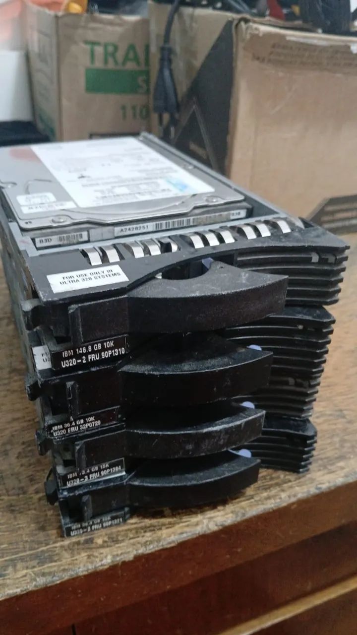 Lote de HD Antigo IBM SCSI - Foto 6