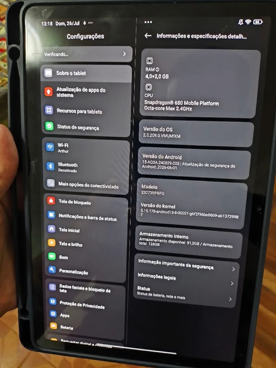 Tablet Xiaomi Redmi Pad SE 128, 6gb RAM, 11 polegadas - Anápolis  - Foto 3