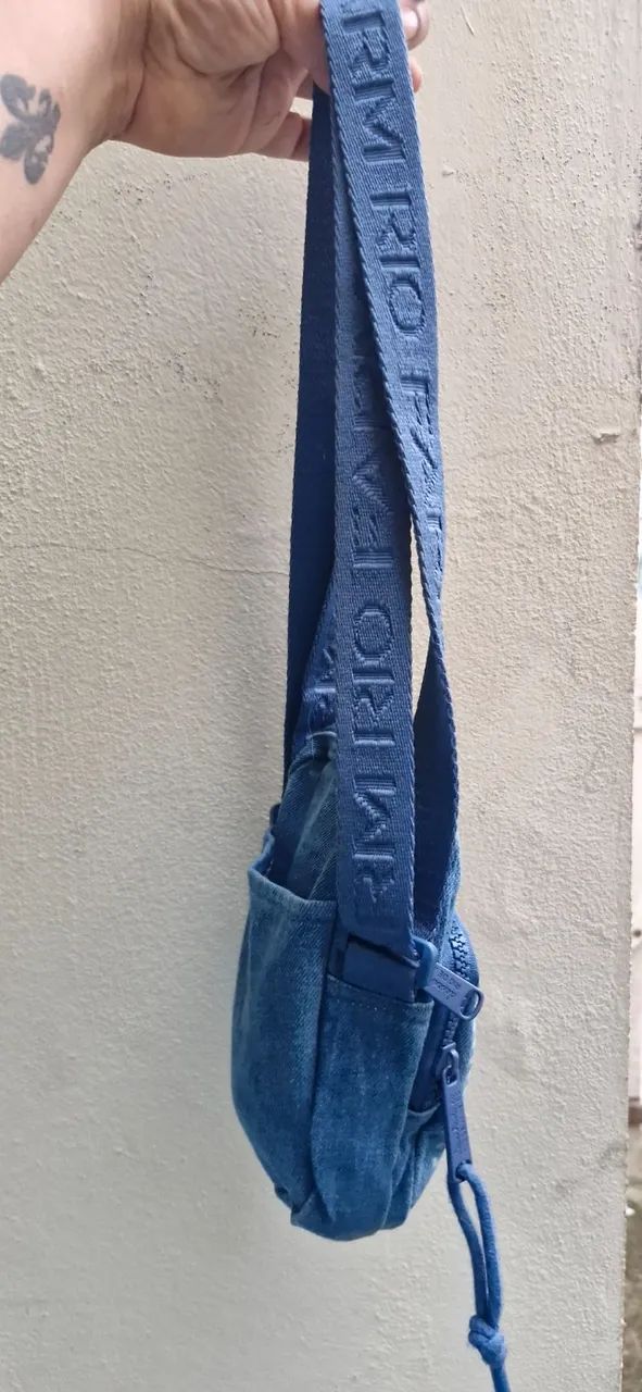Bolsa farm jeans usada uma vez só. - Foto 2