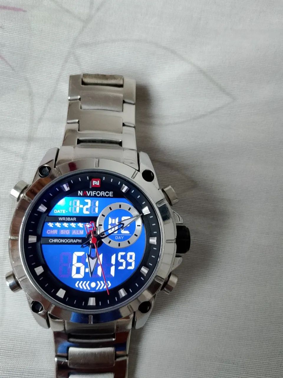 Relógio NaviForce original analógico e digital a prova d'água  - Foto 3