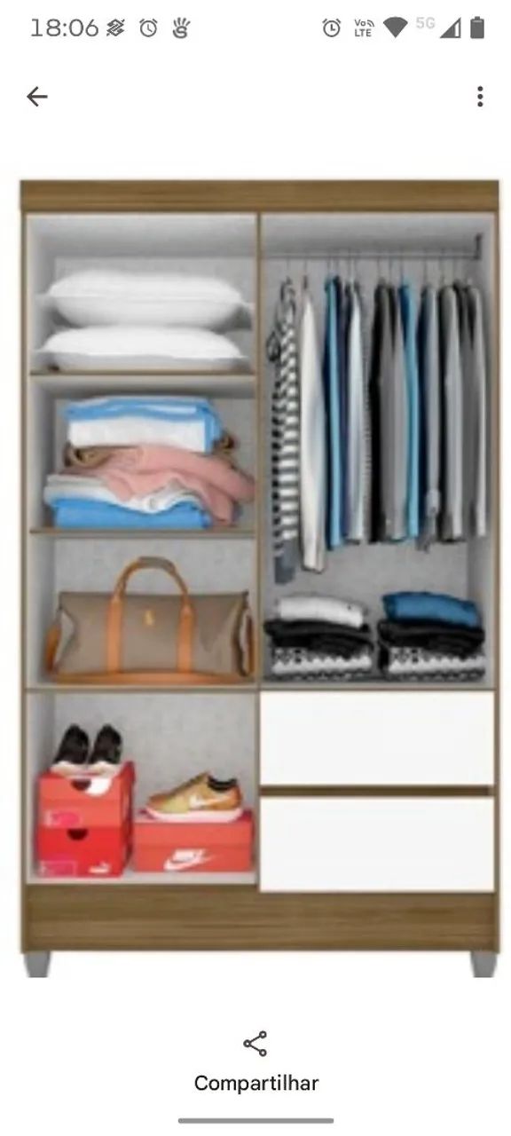 Guarda roupa solteiro - Foto 3