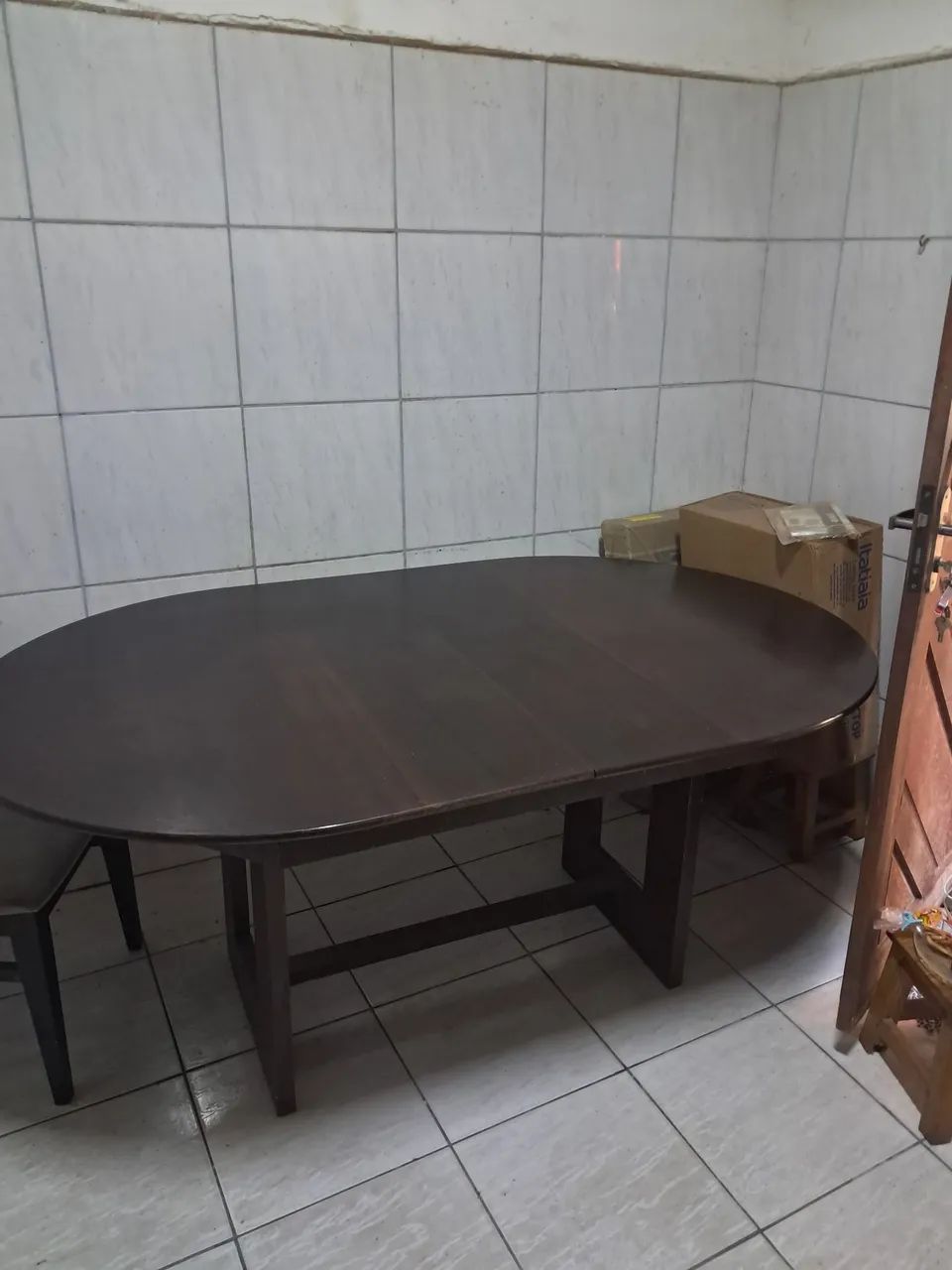 Mesa  madeira Maracatiara - Foto 4