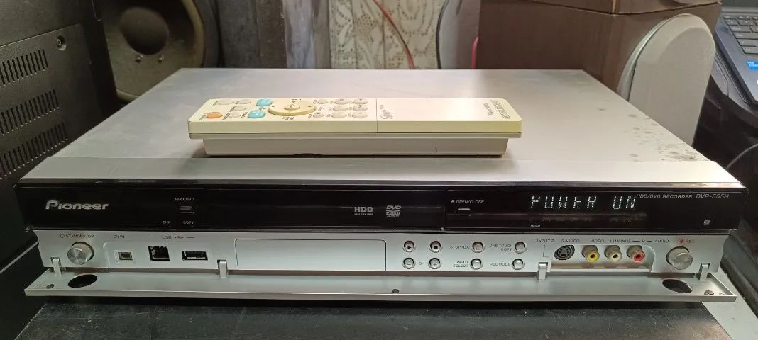 Dvd Recorder Pioneer Dvr-555h Travado Na Função Power On PARA ARRUMAR - Foto 2