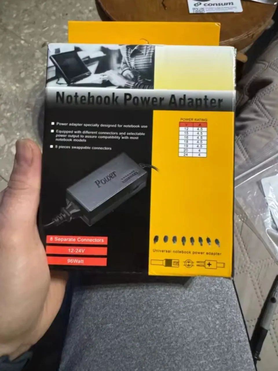 Fonte Universal para Notebook 96W Multiplugs
