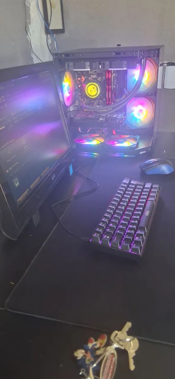 Pc Mid-End i3 8gb RAM watercooler 80 Plus Gold completo - Foto 3