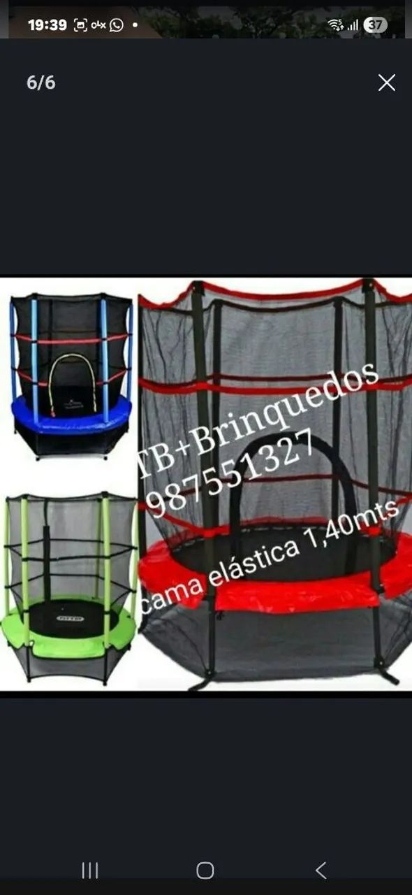 Cama elástica,pula pula ,piscina de Bolinhas  - Foto 5