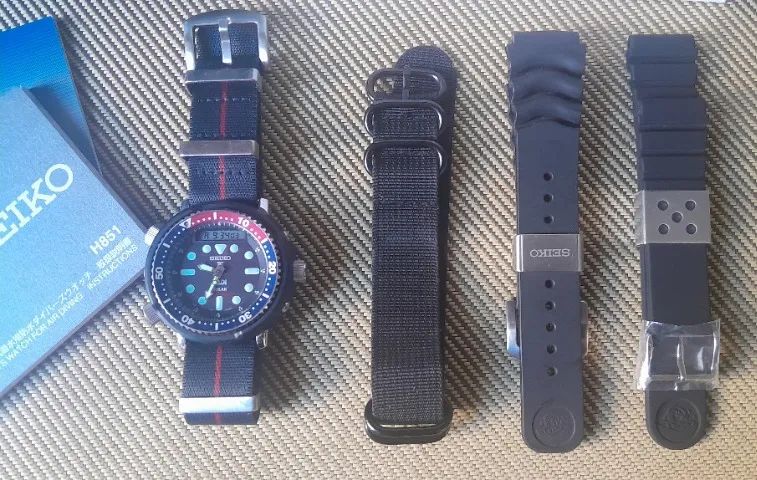 Seiko Arnie SNJ27 PADI com várias pulseiras - Foto 3