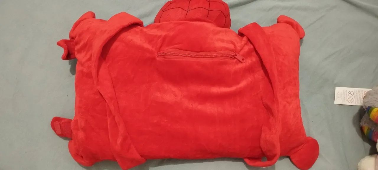 Pelúcia bolsa almofada homem aranha  - Foto 2