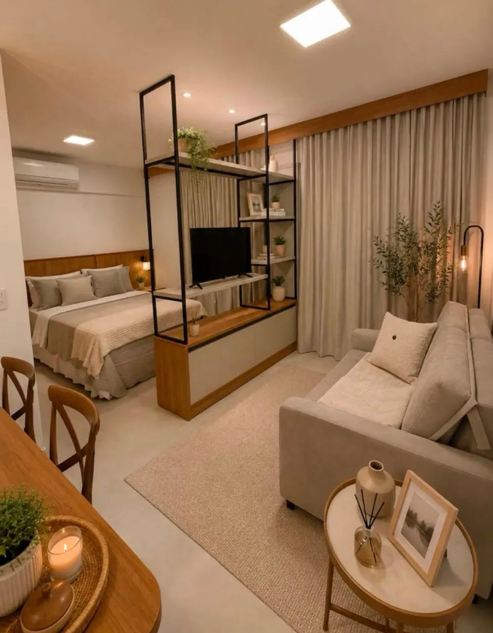 Studio mobiliado, 37m², 1 vaga no Ed. Livello Garden