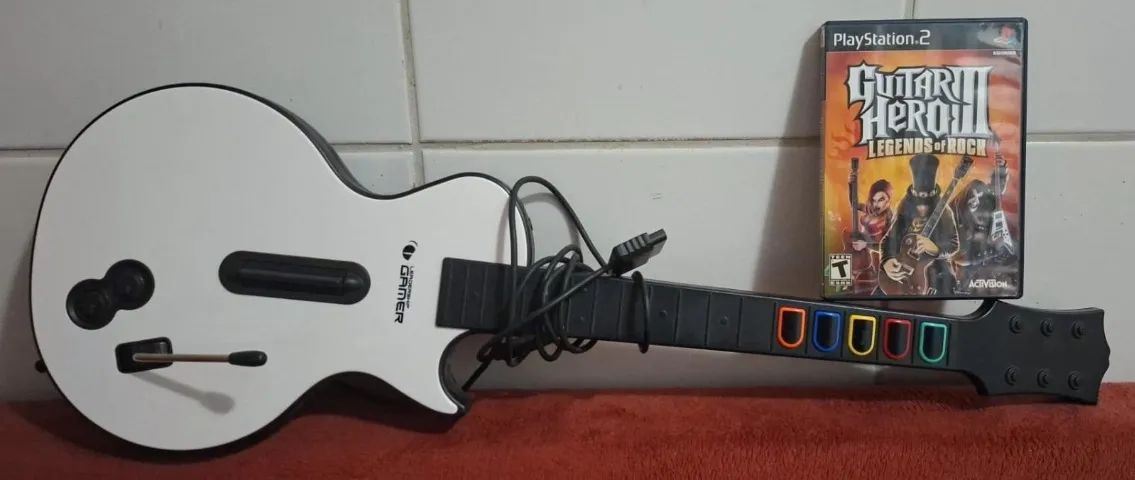 Guitarra + Guitar Hero 3 Original ps2 !!!!!!
