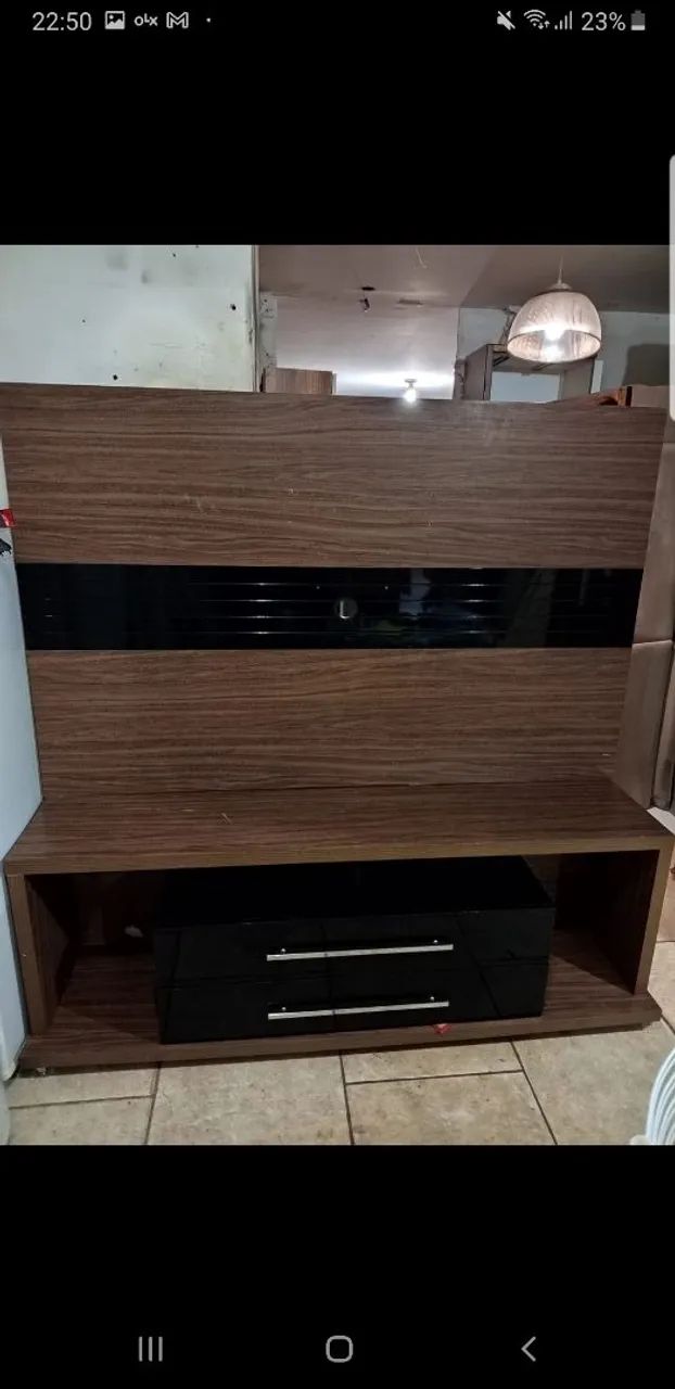 Painel com rack