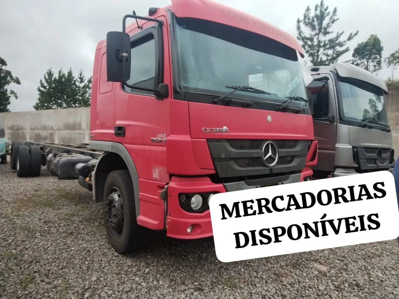Cabine Mercedes atego 2016 leito teto baixo