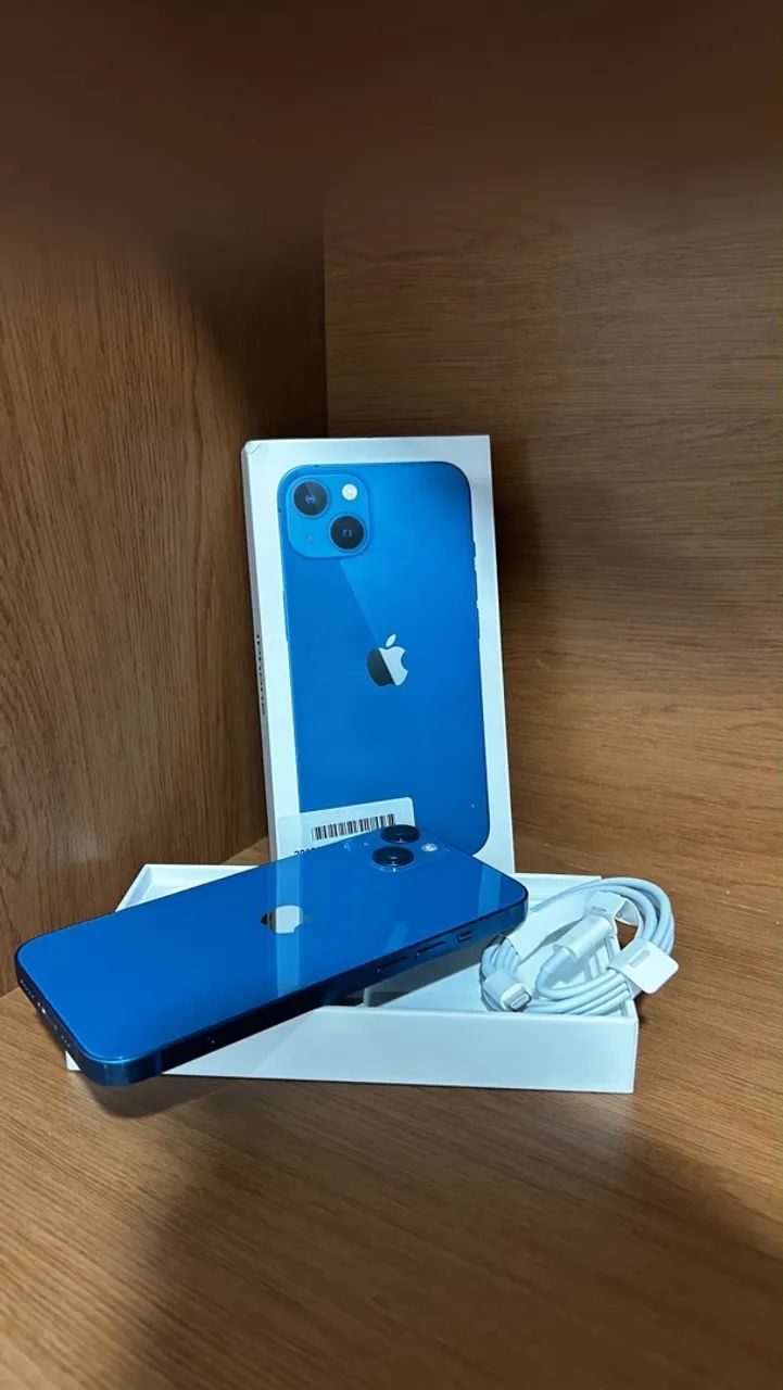 iPhone 13 128GB Azul - Bateria 84% - Com caixa e Cabo - Foto 4