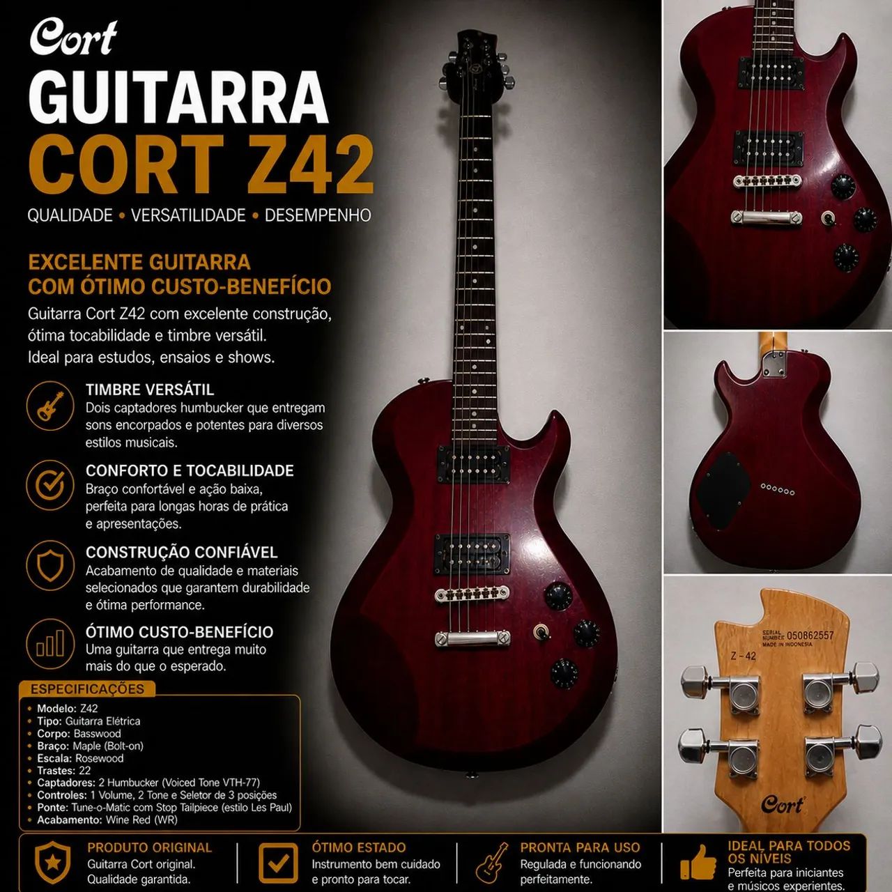 Guitarra Cort Z42