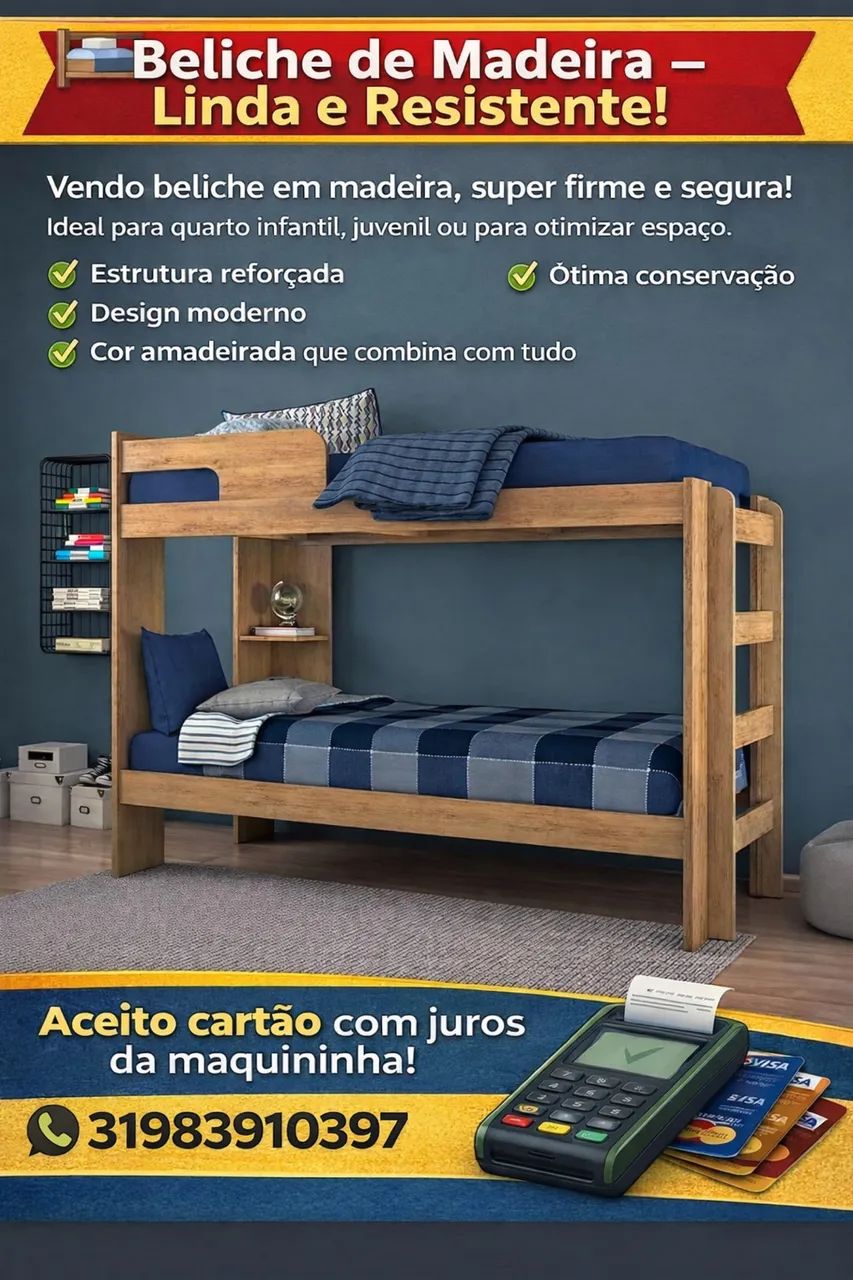 Vendo beliche solteiro 