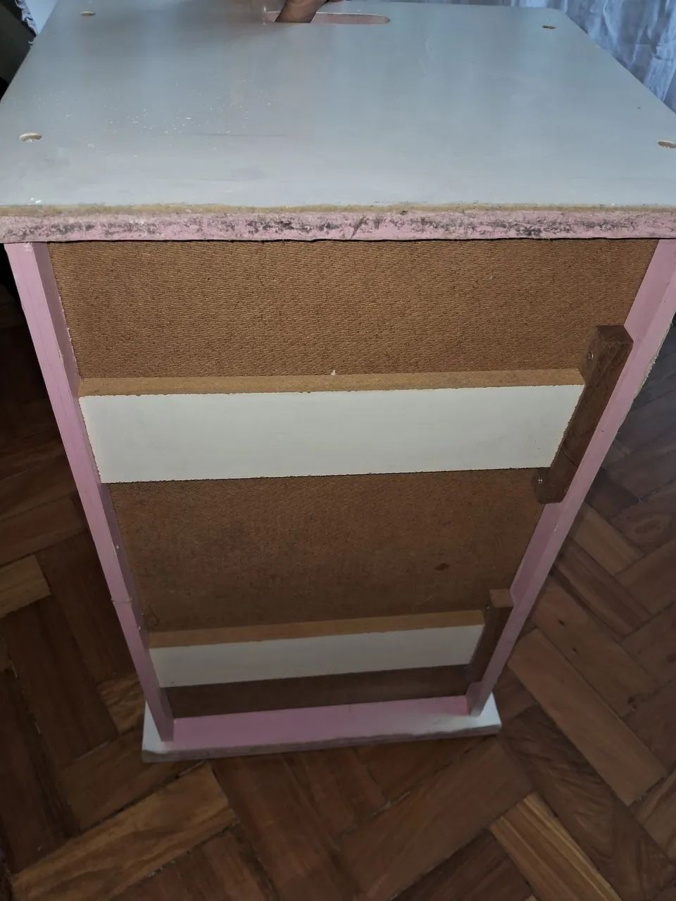 Baú Cesto Caixa Retangular com tampa para brinquedos  - Foto 4