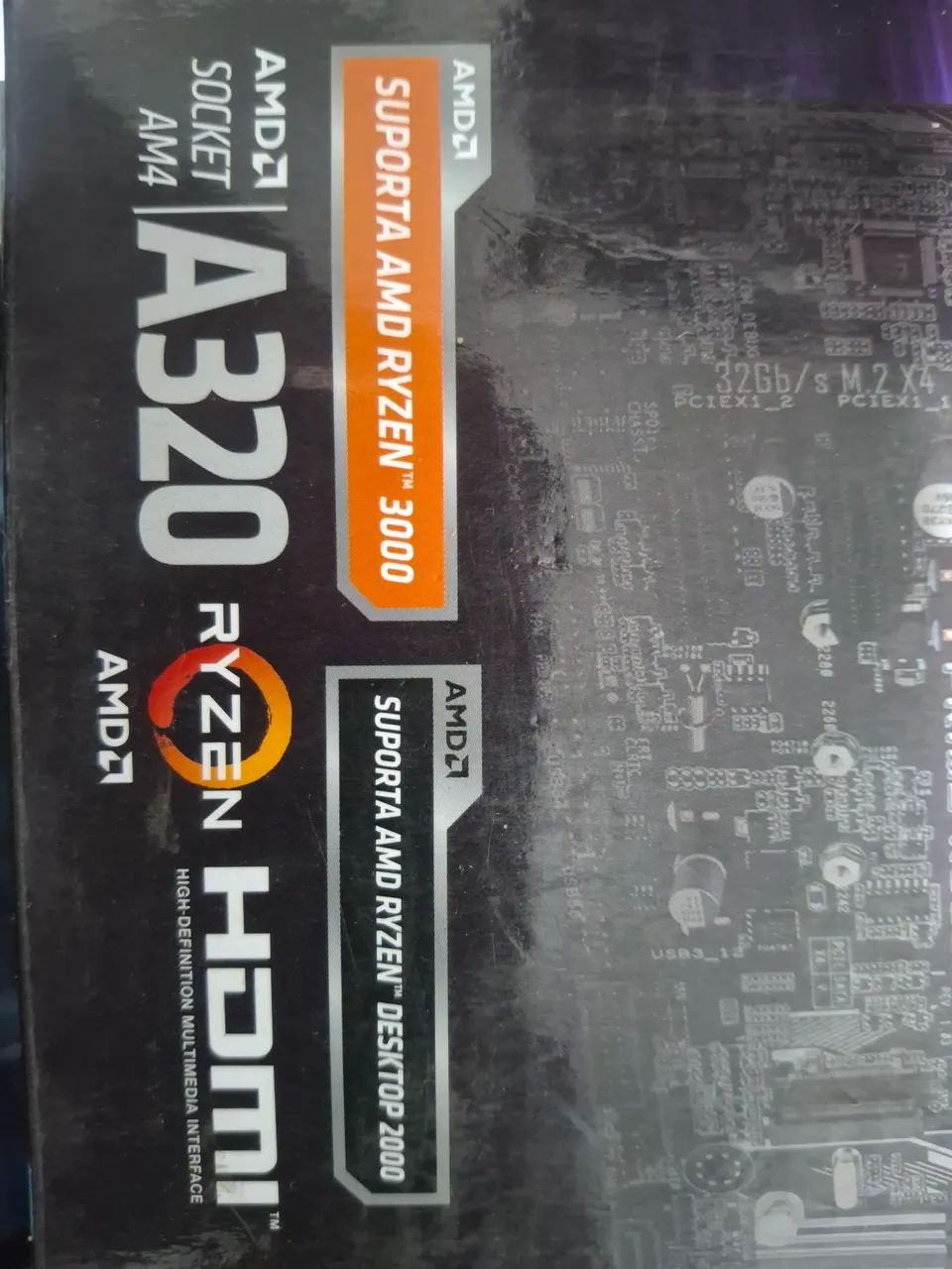 Placa Mãe Asus Prime A320m-K AMD Am4 Matx ddr4 - Foto 2