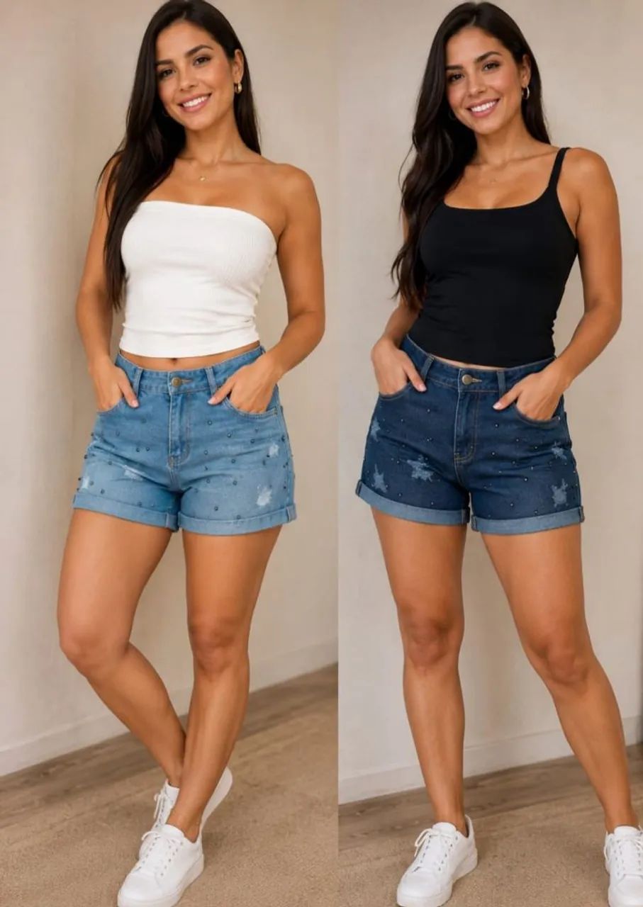 42 Bermudas Jeans Queima de estoque - Foto 5