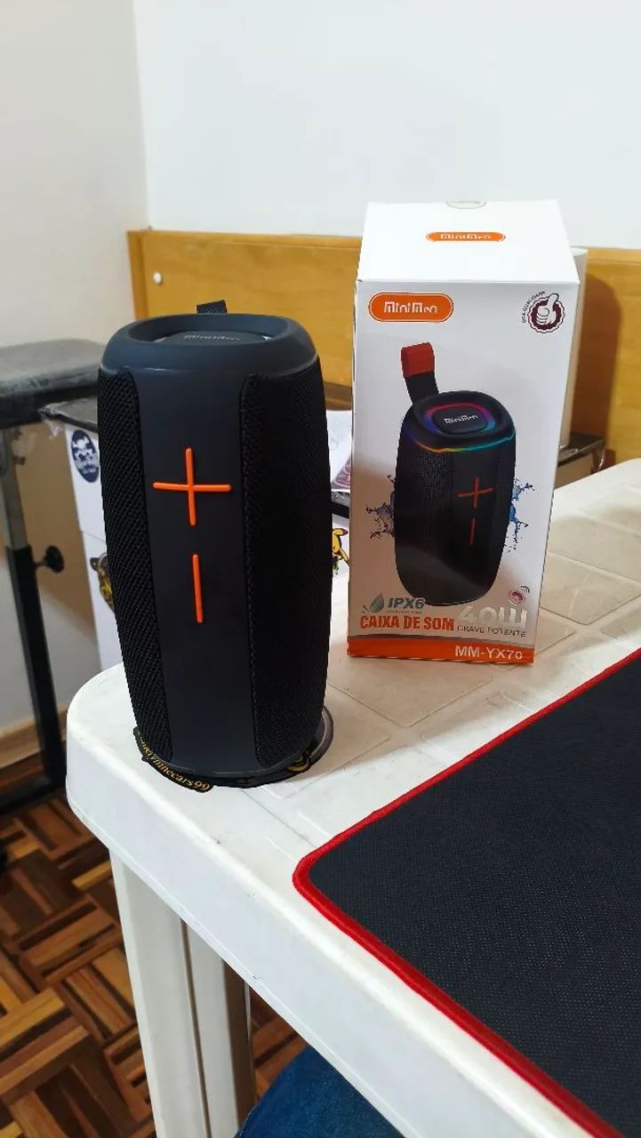 Caixa de som Bluetooth 40w Super Bass - Foto 3