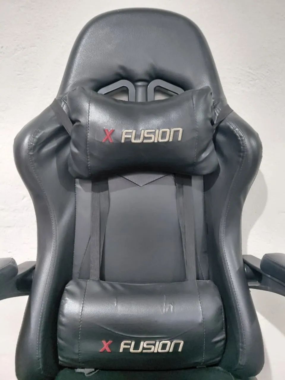Cadeira Gamer X Fusion Preta com Almofadas - Foto 2