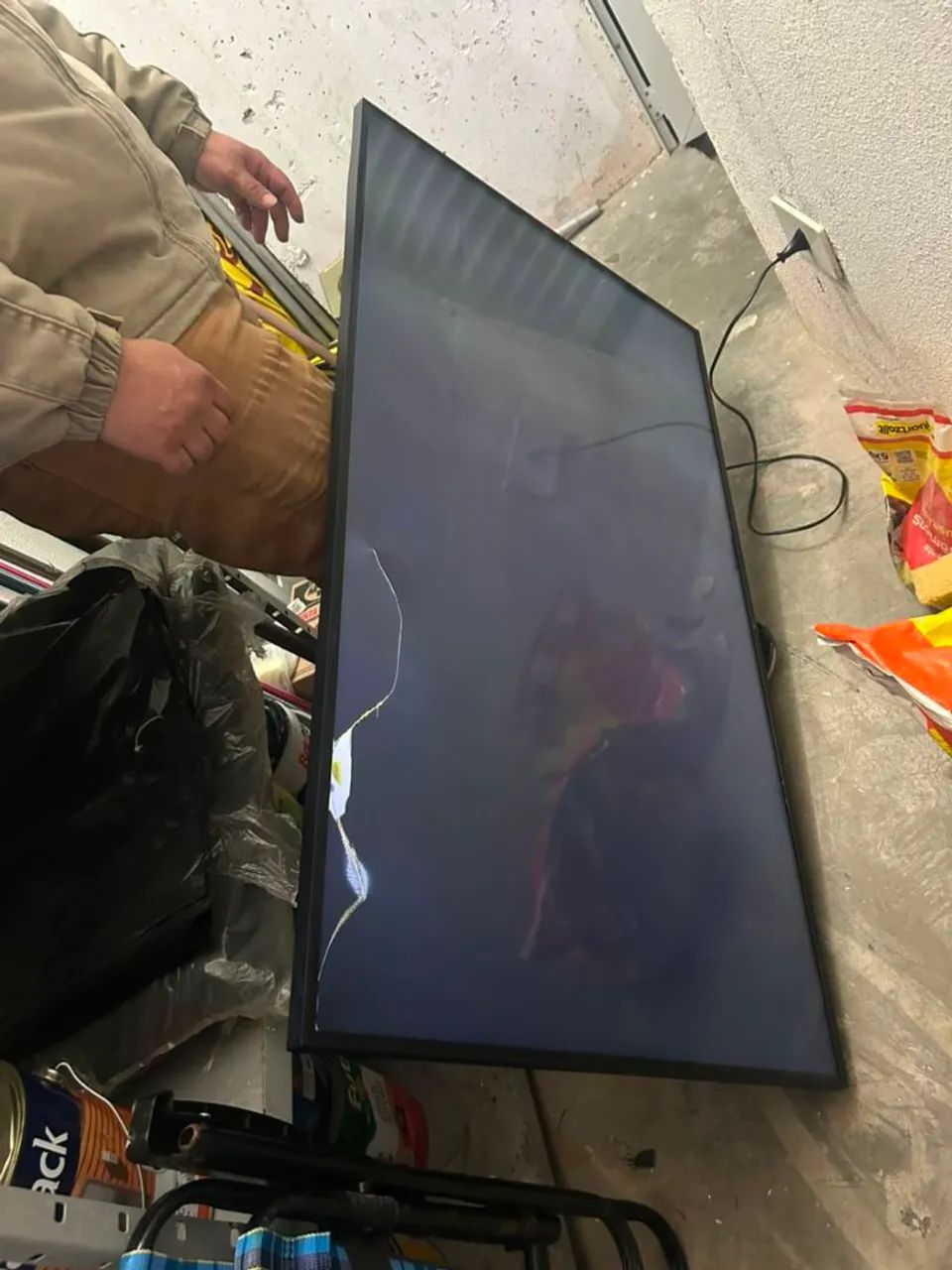 Tv LG 50 polegadas tela quebrada 