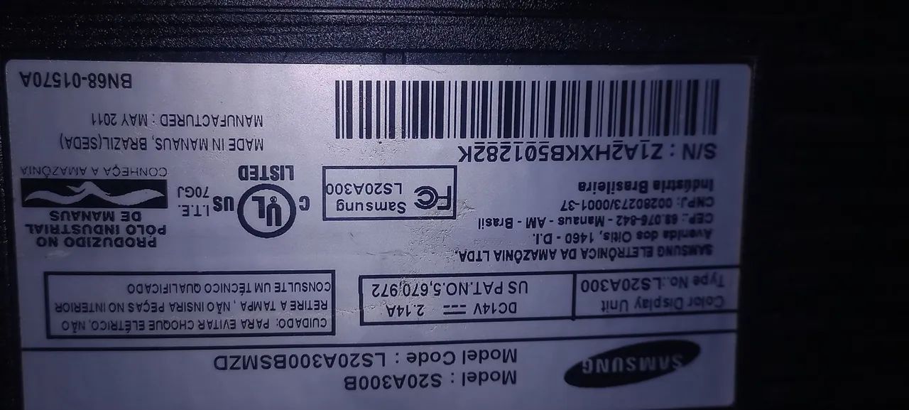 MONITOR SAMSUNG 20 POLEGADAS EM PERFEITO FUNCIONAMENTO  - Foto 2