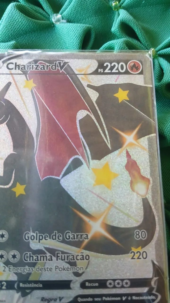Carta Pokemon Charizard V Shiny (079/073)-pokecard - Foto 3