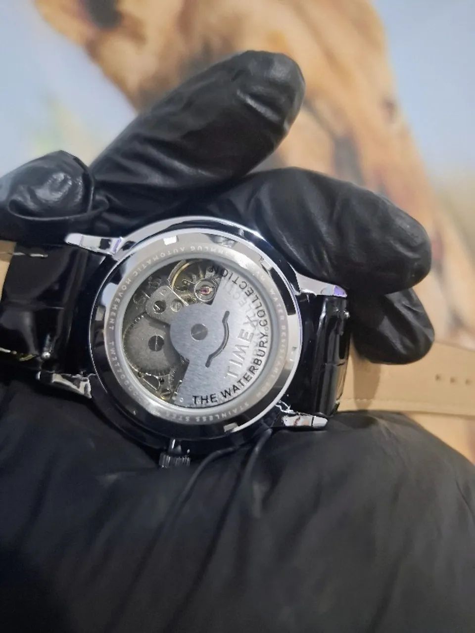 Relógio TIMEX AUTOMÁTICO  - PULSEIRA DE COURO GENUÍNO  - Foto 3