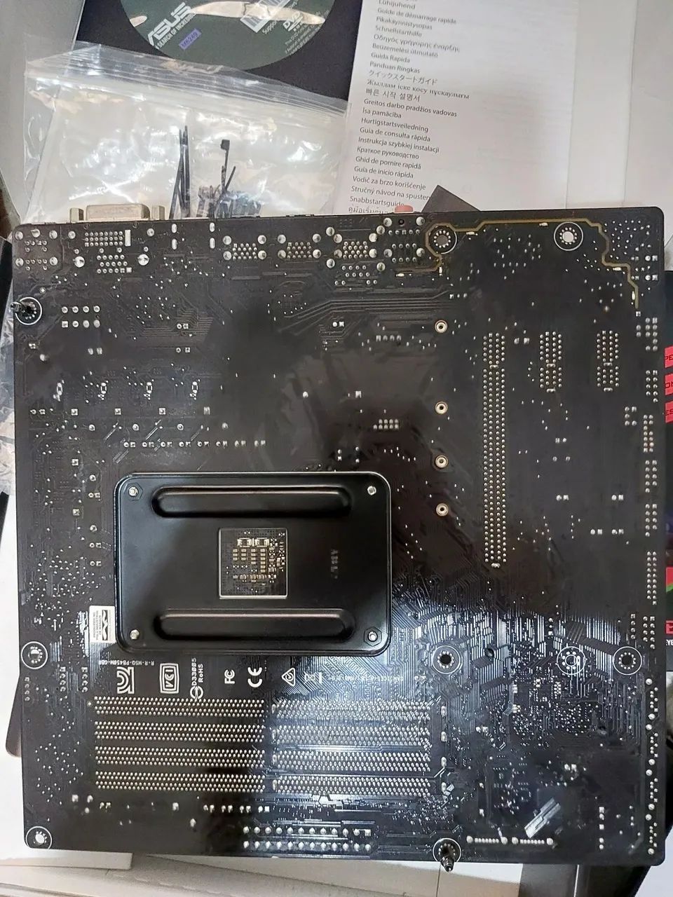 300R$ PLACA MAE ASUS PRIME B450M NOVA NA CAIXA COM MANUAL E NOTA - Foto 4