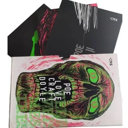 Box Terríveis Mestres Poe Lovecraft Doyle - Foto 2