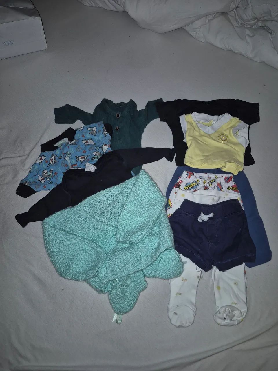 Kit Recém Nascido Bebê- 10 Peças