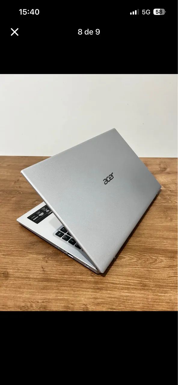 NOTEBOOK ACER, aceito celular em troca.