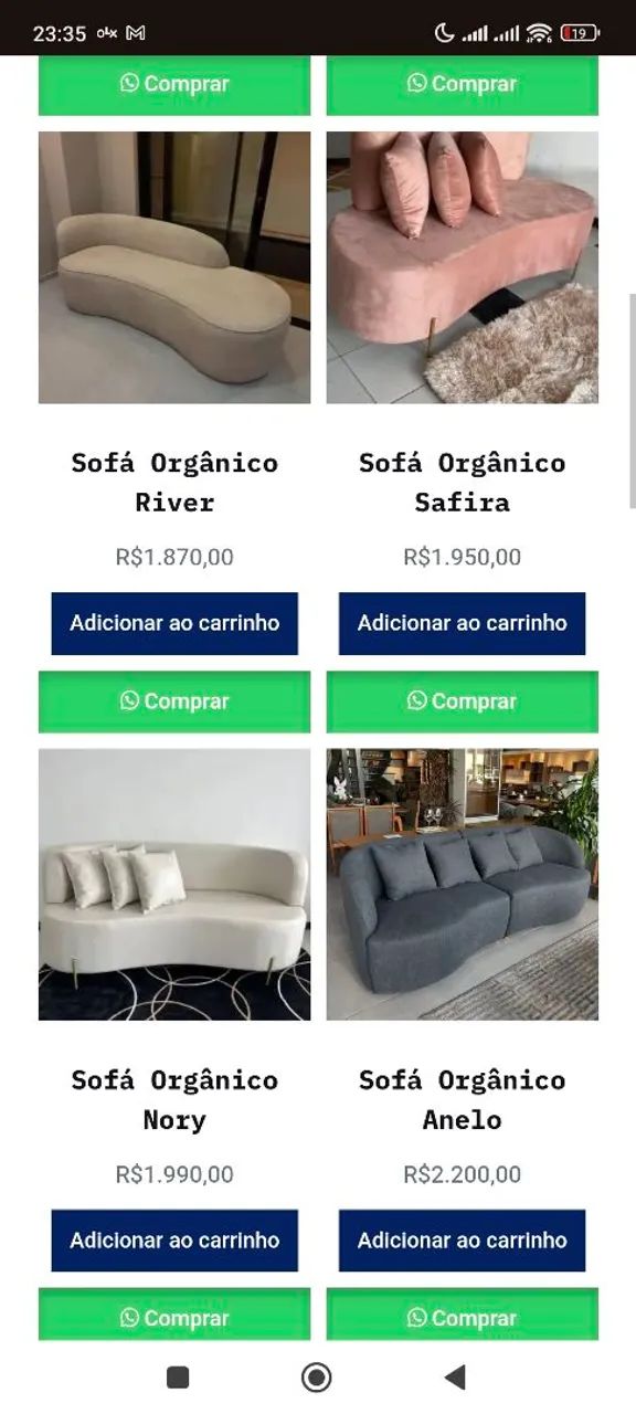 Sofá orgânico sob encomenda  - Foto 2