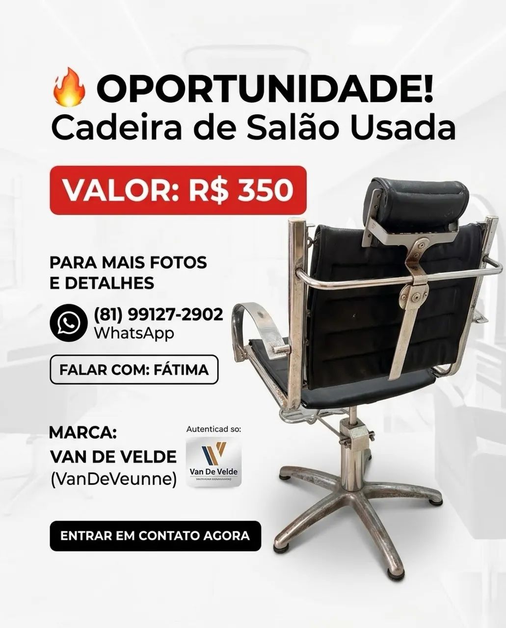 Cadeira de salão 