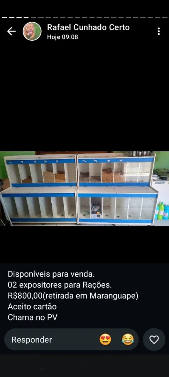Expositor para Ração 