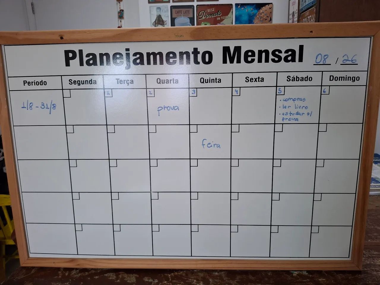 Quadro branco - planejamento - Foto 3