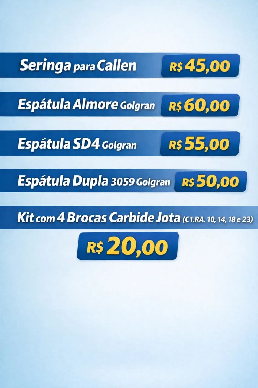 Materiais odonto dentistica e endo