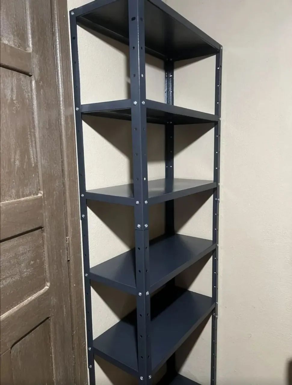 Estante de aço de 6 prateleiras