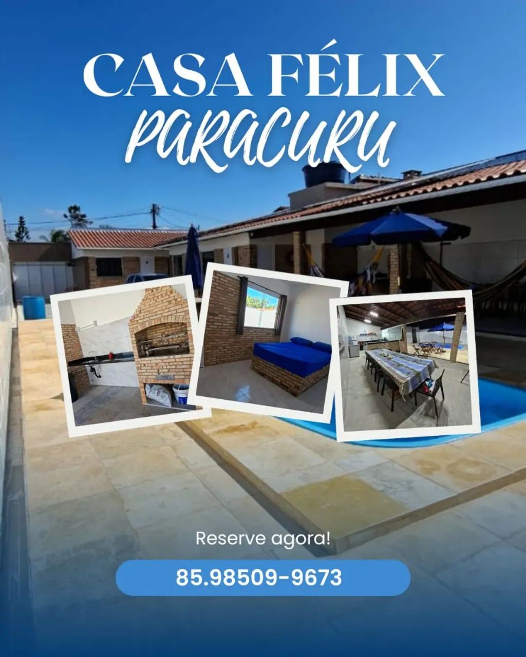 Casa disponível para Carnaval 