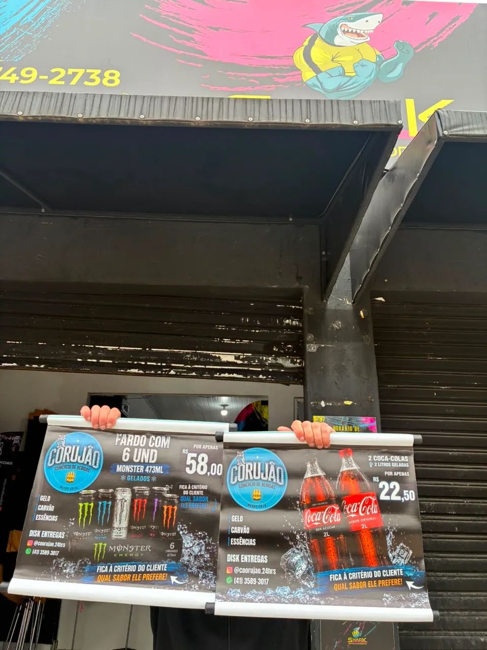 Faixa personalizada, banner personalizado, banner de comércio, placa,  - Foto 5
