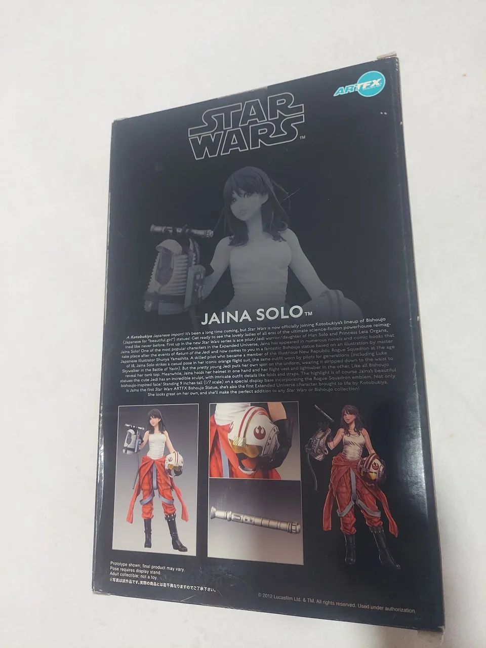 Jaina solo Kotobukiya star wars 1/7 artfx  - Foto 4