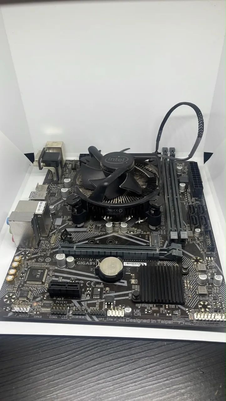 Kit Processador i3 10100f + Placa Mãe H410M H V3