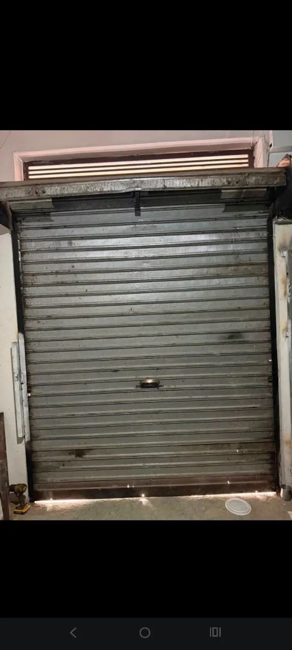 Porta de aço automática completa com motor 